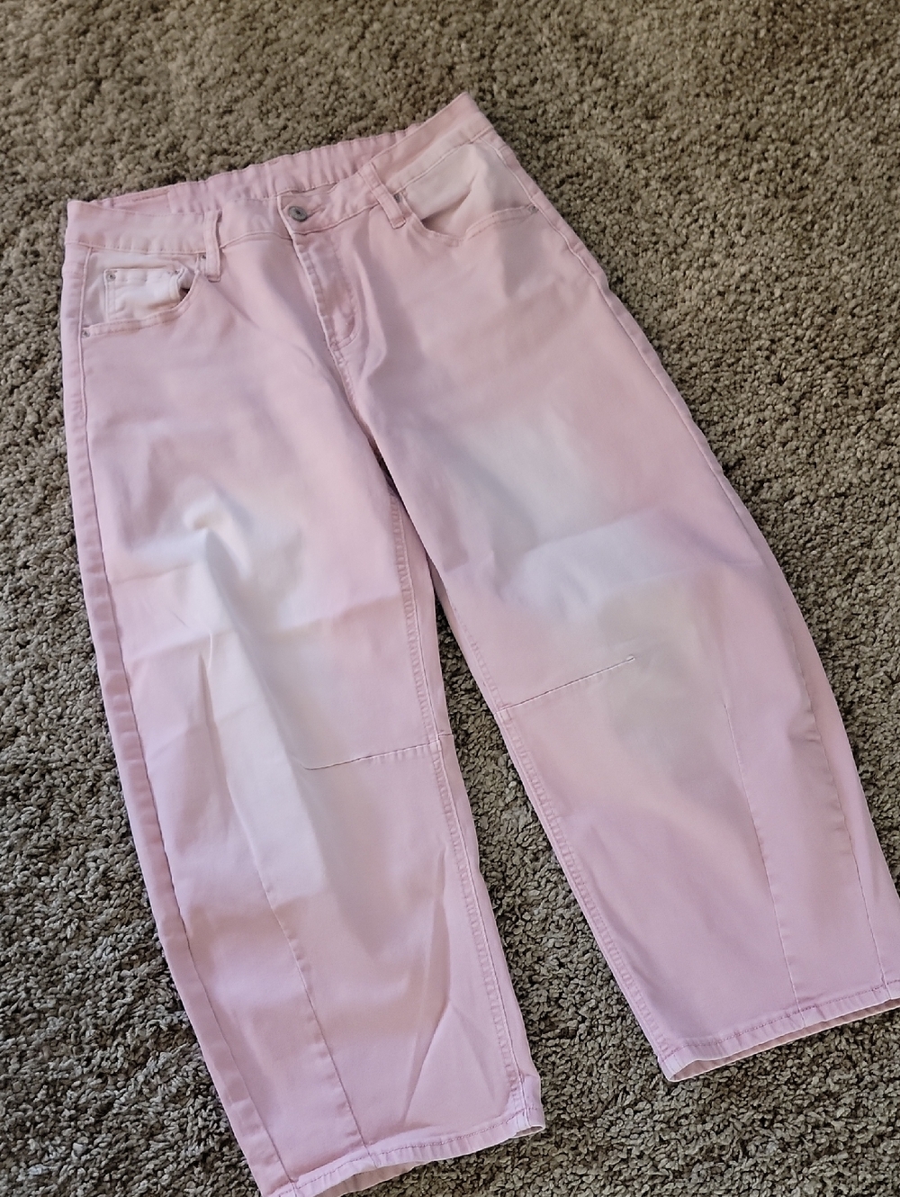 Classic Barrel Leg Women’s Pink Jeans
